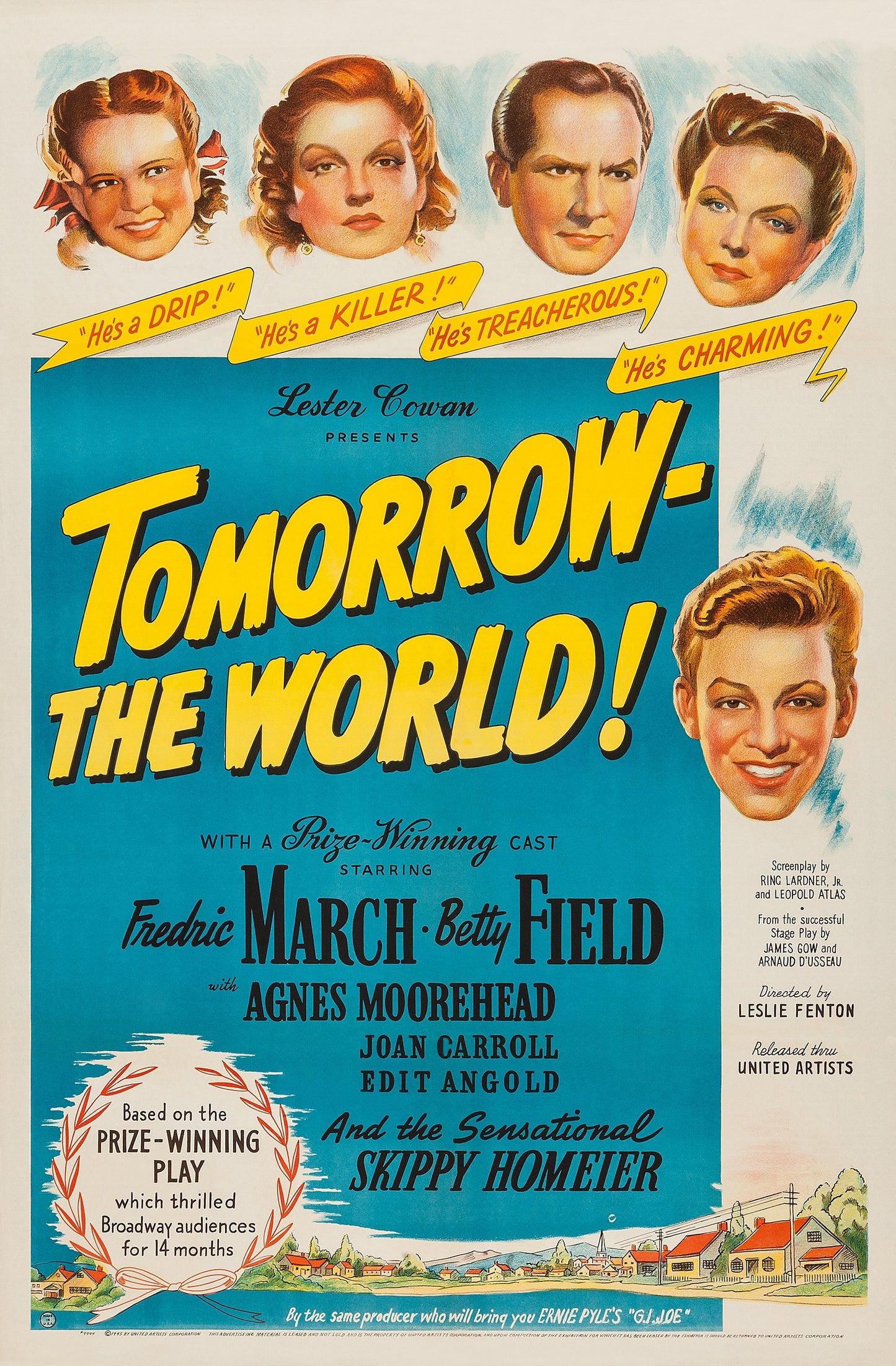 Tomorrow The World   1944   DVD