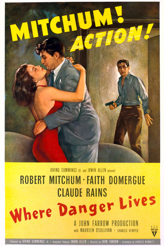 Where Danger Lives   1950  DVD